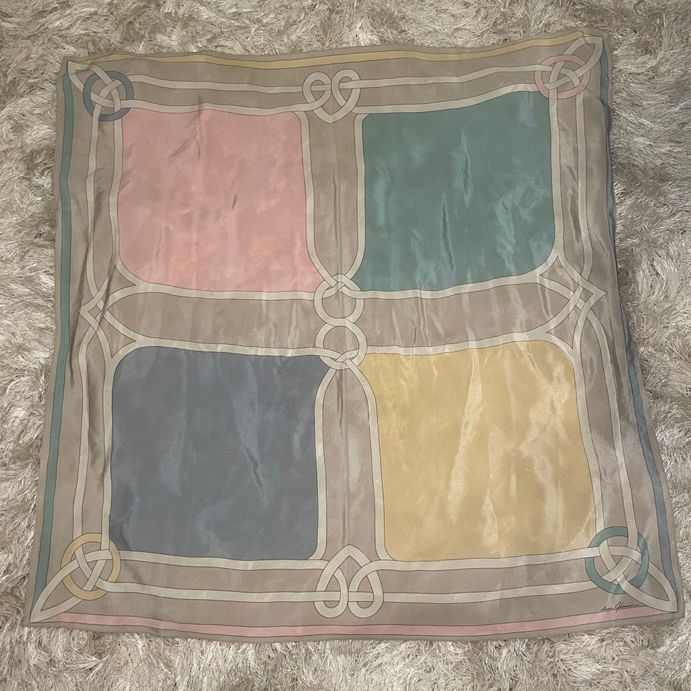 ✨Ginnie Johansen✨ Pastel Silk Scarf